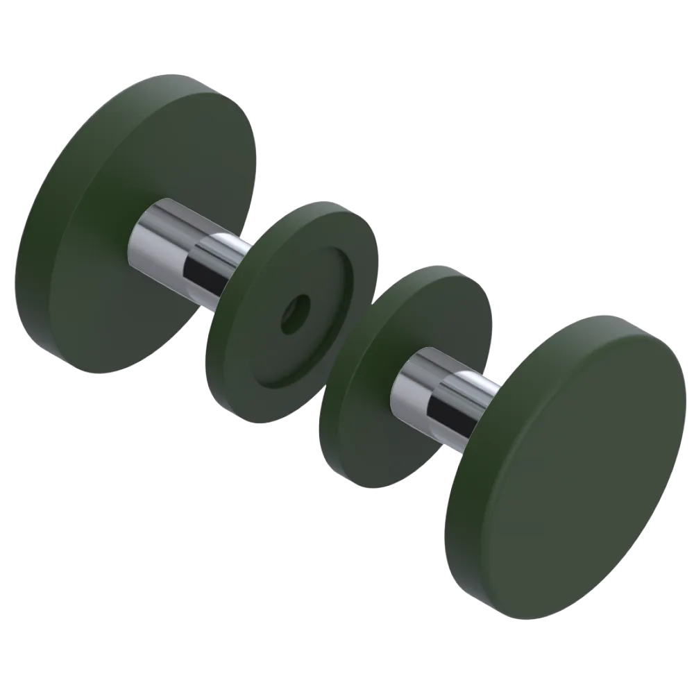 Rubinet Shower Door Knob (set) Green Envy