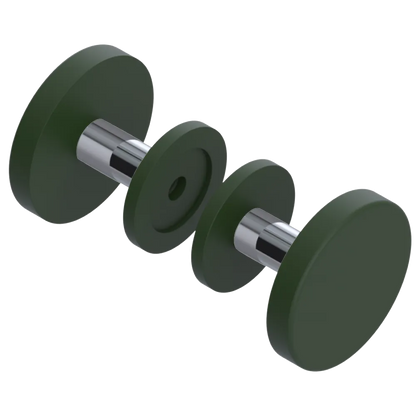 Rubinet Shower Door Knob (set) Green Envy