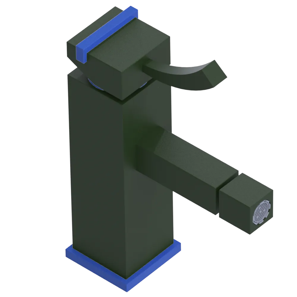 Rubinet Single Control Bidet Fitting (less drain) Green Envy