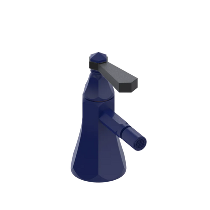 Rubinet Single Control Bidet Fitting (less drain) Midnight Blue