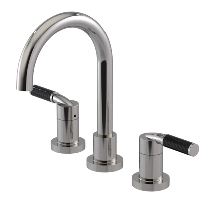 Rubinet Widespread Lav. Set. (less drain) Polished Nickel