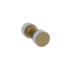 Rubinet Shower Door Knob (set) Satin Brass