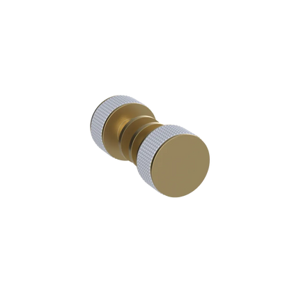 Rubinet Shower Door Knob (set) Satin Brass