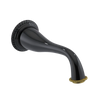 Rubinet Tub Filler Spout Wall Mount Black