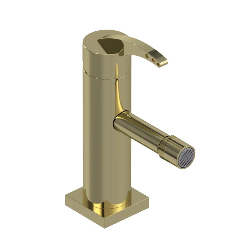 Rubinet Single Control Bidet Fitting (less drain) Gold