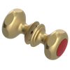 Rubinet Shower Door Knob (set) Satin Brass