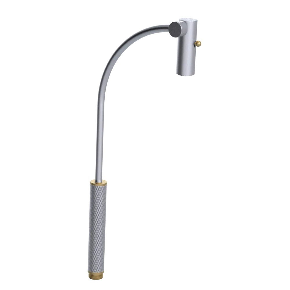 Rubinet Hand Held Shower Bidet Only Satin Chrome