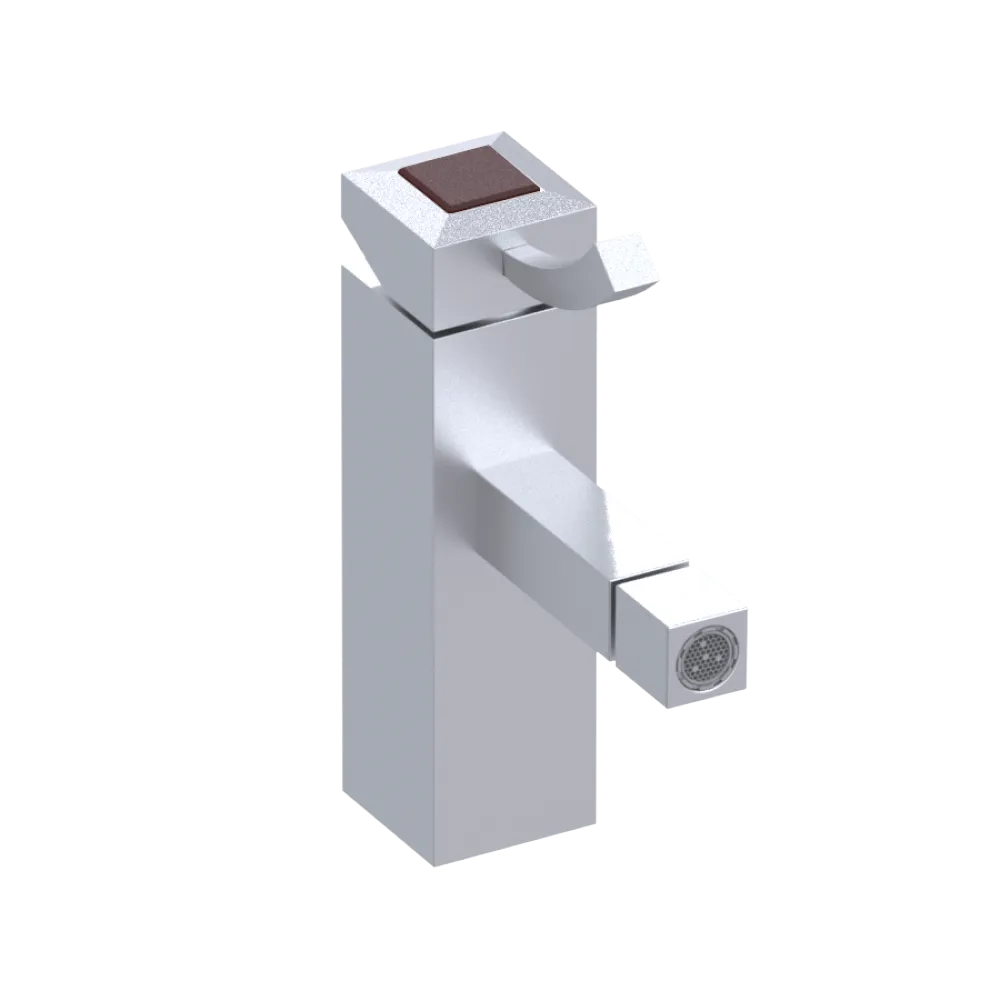 Rubinet Single Control Bidet Fitting (less drain) Satin Chrome