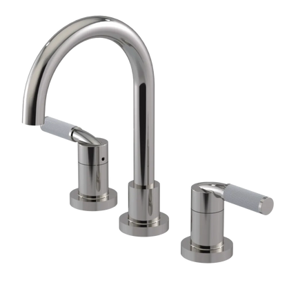 Rubinet Widespread Lav. Set. (less drain) Polished Nickel