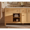 Kohler Malin By Studio Mcgee Cabinet With Sinks And Quartz Top 72-Inch Double-Sink Bathroom Vanity