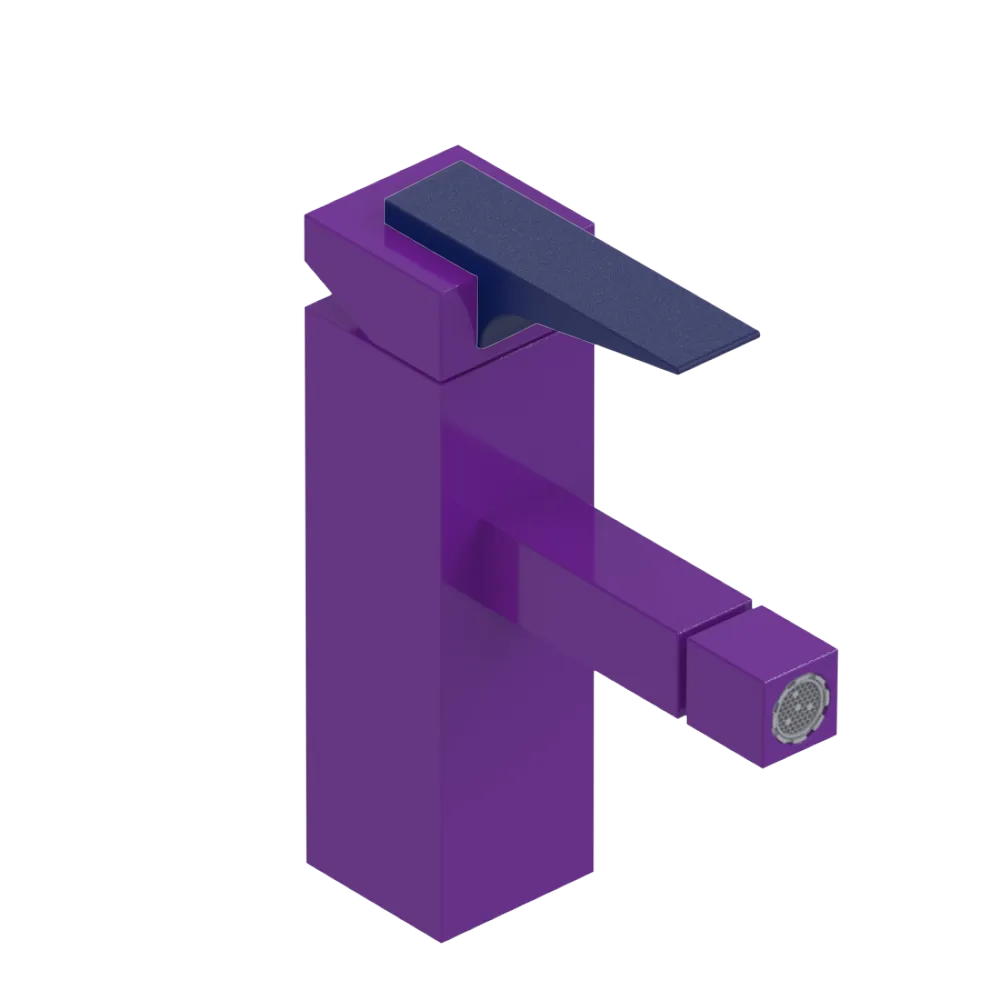 Rubinet Single Control Bidet Fitting (less drain) Purple Haze