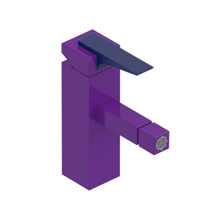 Rubinet Single Control Bidet Fitting (less drain) Purple Haze