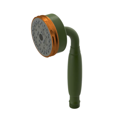 Rubinet 3 Function Hand Held Shower Only Green Envy