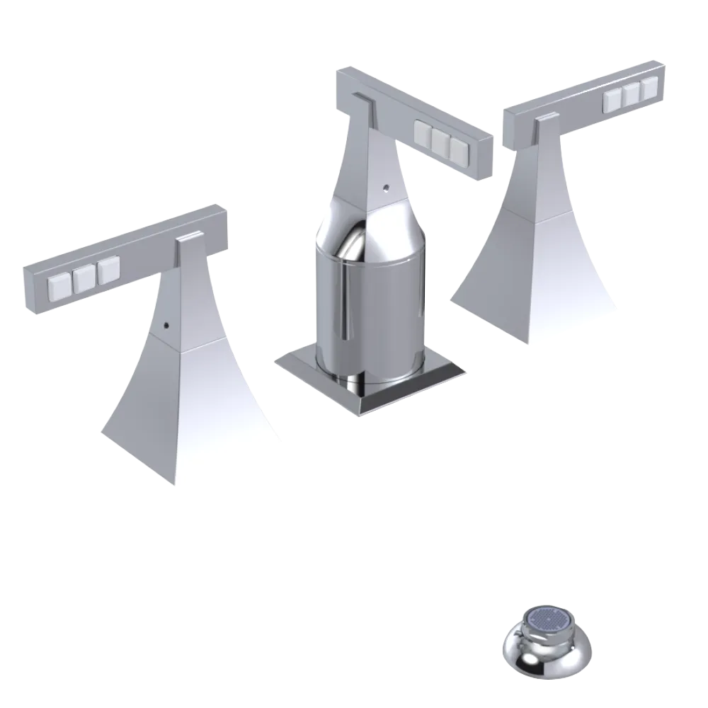 Rubinet Bidet Fitting with Spray, Diverter, and Vacum Breaker (Less Drain) Chrome