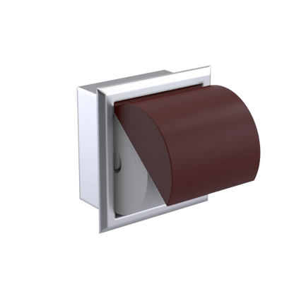 Rubinet RECESSED TOILET PAPER HOLDER Satin Chrome