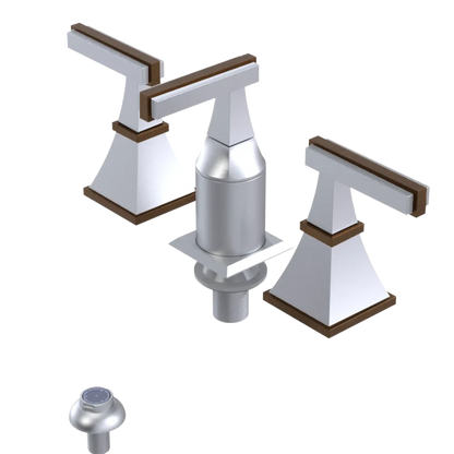 Rubinet Bidet Fitting with Spray, Diverter, and Vacum Breaker (Less Drain) Satin Chrome