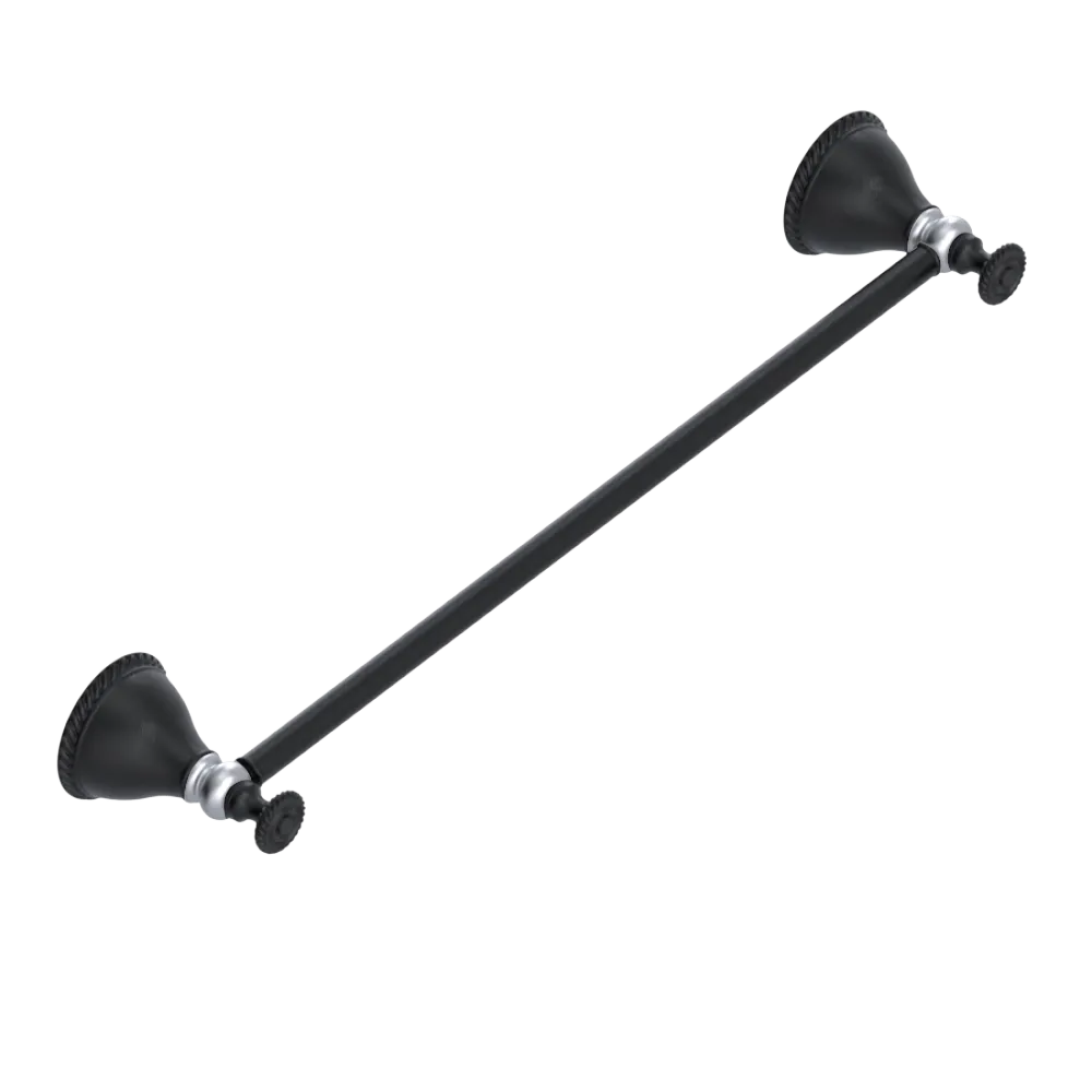 Rubinet Towel Bar 18" Matt Black