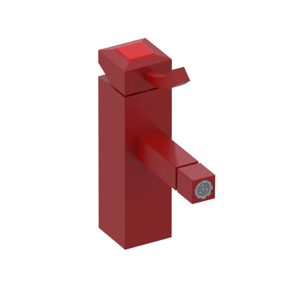 Rubinet Single Control Bidet Fitting (less drain) Maroon