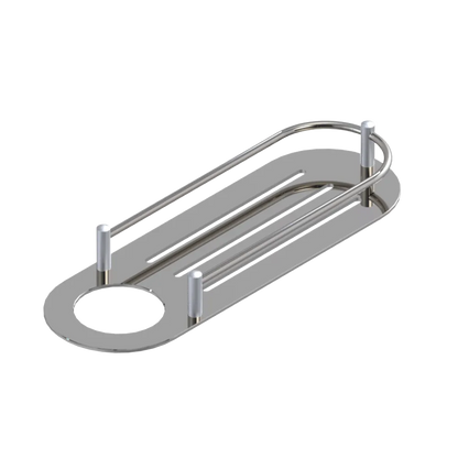 Rubinet Shelf Only Polished Nickel