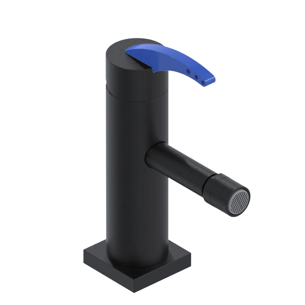 Rubinet Single Control Bidet Fitting (less drain) Matt Black
