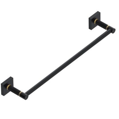 Rubinet 18" TOWEL BAR Matt Black