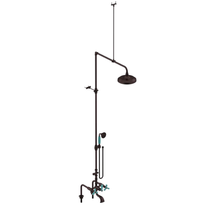 Rubinet Deck Mount Tub & Shower with Hand Held Shower Oil Rubbed Bronze