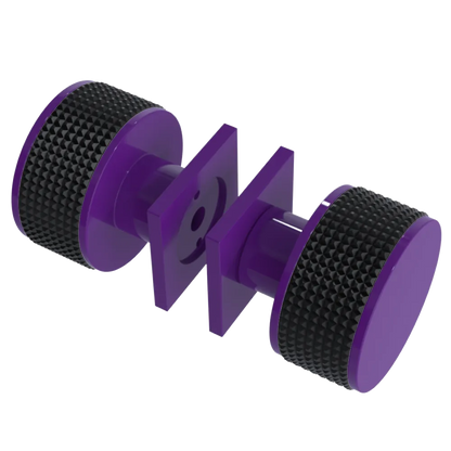 Rubinet Shower Door Knob (set) Purple Haze