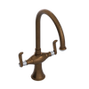 Rubinet Two Handle Single Hole Kitchen Set Oil Rubbed Bronze