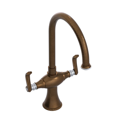 Rubinet Two Handle Single Hole Kitchen Set Oil Rubbed Bronze