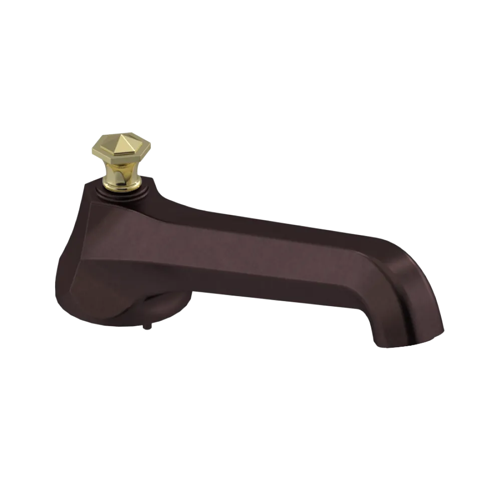 Rubinet Tub Filler Spout Deck Mount Oil Rubbed Bronze