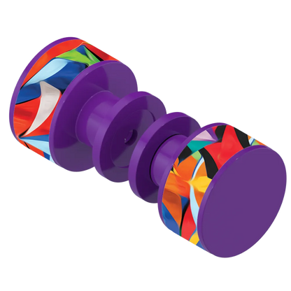 Rubinet Shower Door Knob (set) Purple Haze