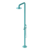 Rubinet Pressure Balance Outdoor Shower with Hand Held Shower & 10" Shower Head - 304 Stainless Steel Aqua