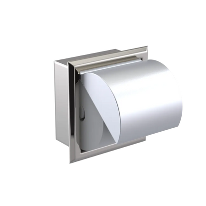 Rubinet RECESSED TOILET PAPER HOLDER Polished Nickel