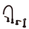 Rubinet Widespread Kitchen Set with Hand Spray Oil Rubbed Bronze