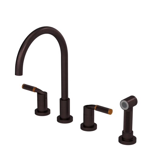 Rubinet Widespread Kitchen Set with Hand Spray Oil Rubbed Bronze