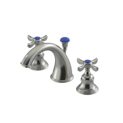 Rubinet Widespread Lav. Set. (less drain) Satin Nickel