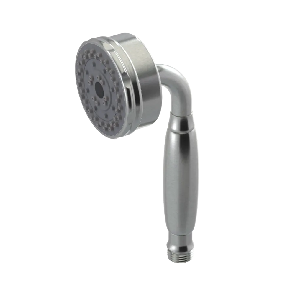 Rubinet 3 Function Hand Held Shower Only Satin Nickel