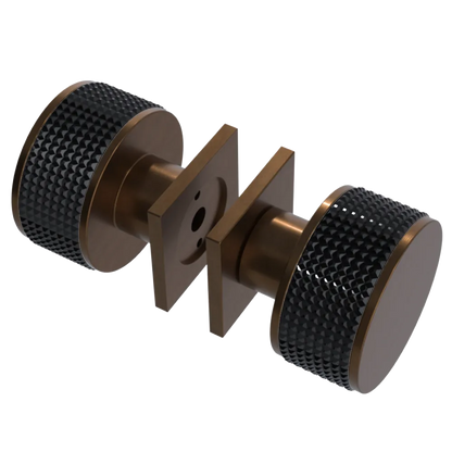 Rubinet Shower Door Knob (set) Tuscan Brass