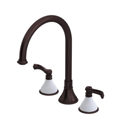 Rubinet Widespread Kitchen Set Tuscan Brass