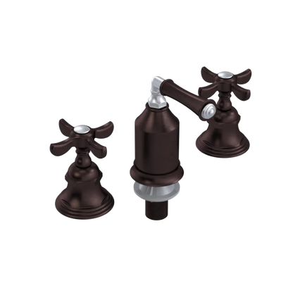 Rubinet Bidet Fitting with Spray, Diverter, and Vacum Breaker (Less Drain) Tuscan Brass