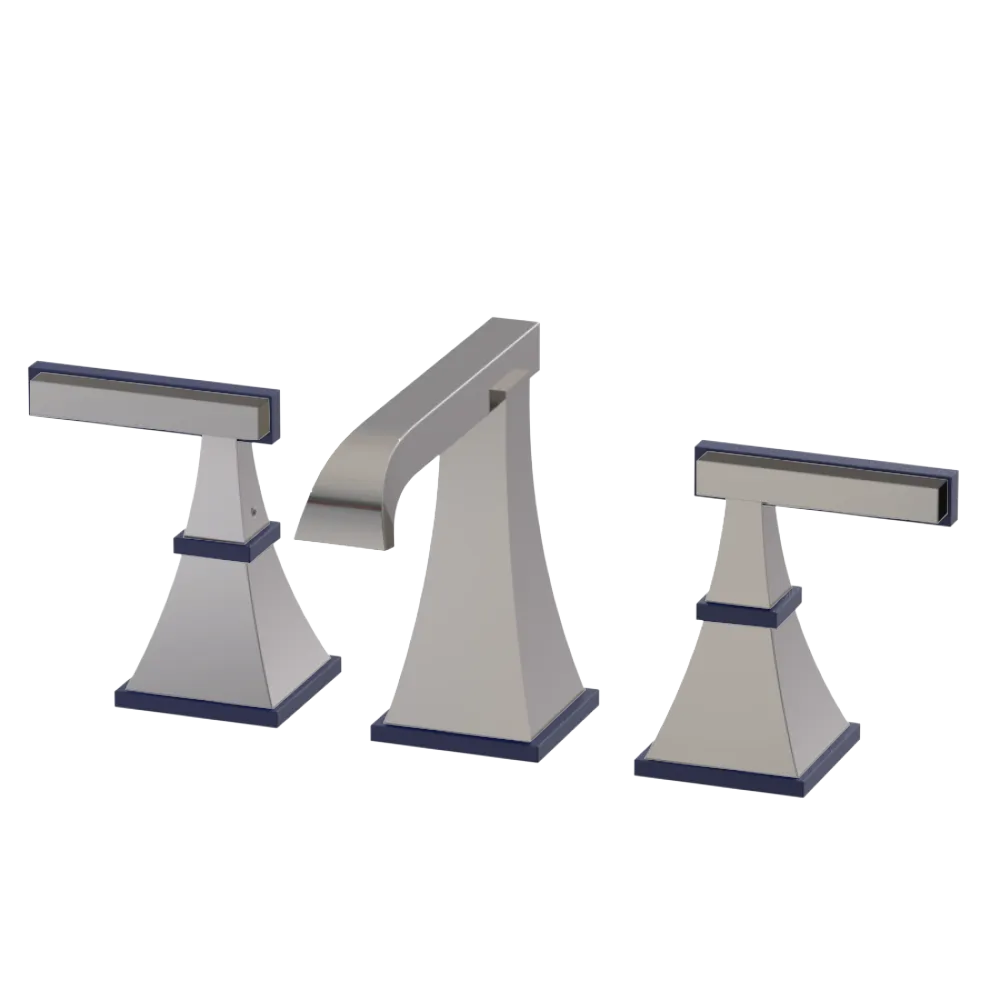 Rubinet Widespread Lav. Set. (less drain) Polished Nickel