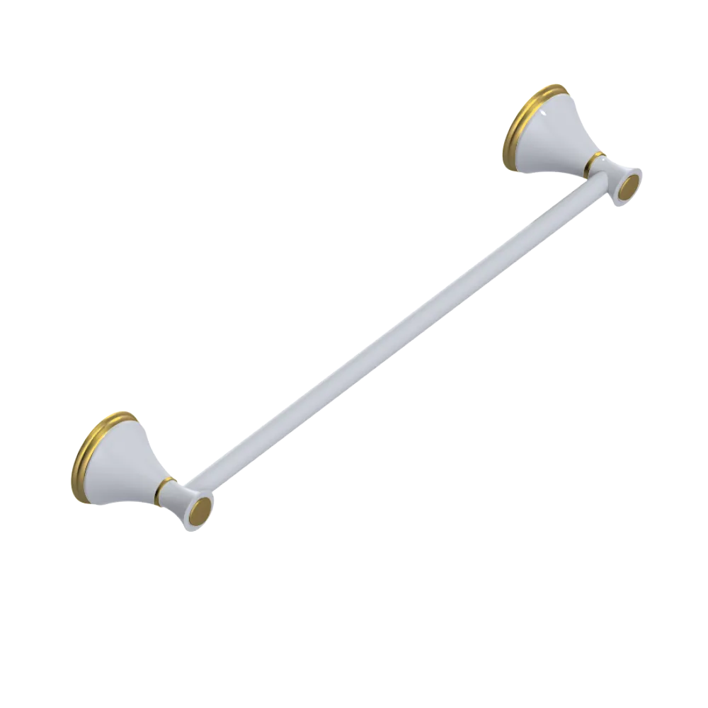 Rubinet Towel Bar 18" White