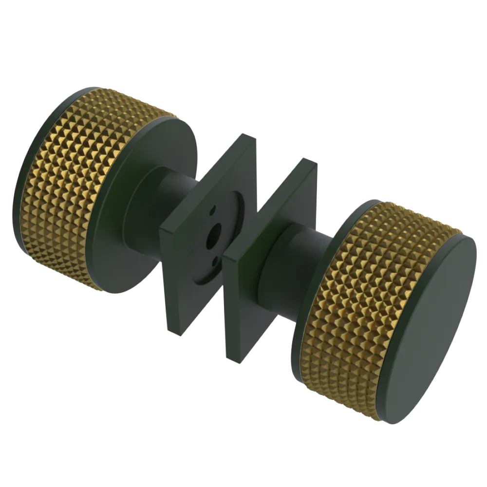 Rubinet Shower Door Knob (set) Green Envy