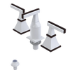Rubinet Bidet Fitting with Spray, Diverter, and Vacum Breaker (Less Drain) White