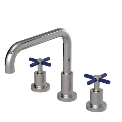 Rubinet Widespread Kitchen Set Polished Nickel
