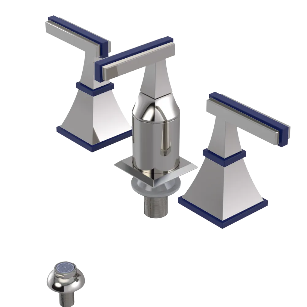 Rubinet Bidet Fitting with Spray, Diverter, and Vacum Breaker (Less Drain) Polished Nickel