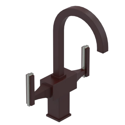 Rubinet Single Hole Dual Handle Lav. Set. (less drain) Bordeaux