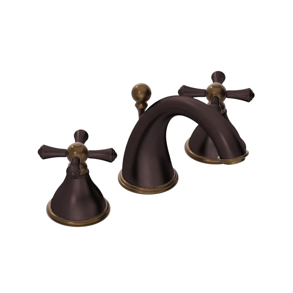 Rubinet Widespread Lav. Set. (less drain) Oil Rubbed Bronze