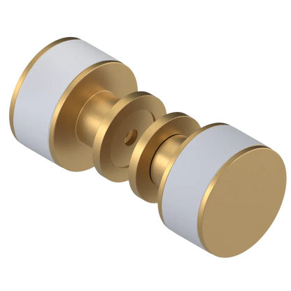 Rubinet Shower Door Knob (set) Satin Gold
