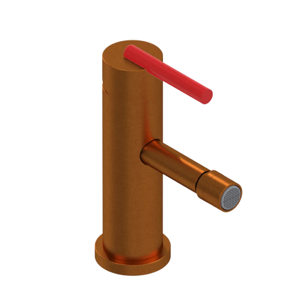 Rubinet Single Control Bidet Fitting (less drain) Antique Copper Matt